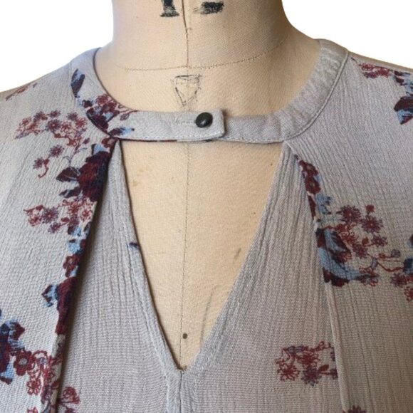 Free People Tree Swing Tunic Top Trapeze Floral Dress Size M - Picture 7 of 16